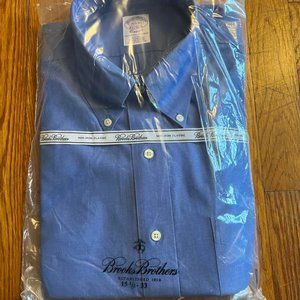 NEW Brooks Brother Blue Dress Shirt